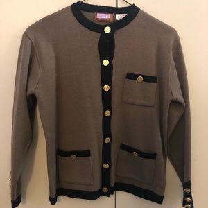Worthington brown cardigan